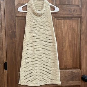 Cowl neck sweater tank. Free People